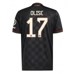 Lacne Muži Futbalové dres Bayern Munich Michael Olise #17 2025-26 Krátky Rukáv - Tretina